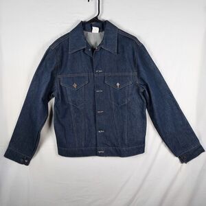 Vintage Denim Chore Jacket Deadstock USA Made Unworn Size Medium